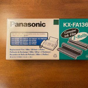 Panasonic KX-FA136 Genuine Ink Film - 1 Roll Sealed/Unopened